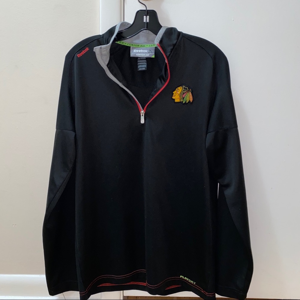 REEBOK Blackhawks Quarter Zip